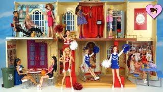 Barbie Disney High School Musical Playset Doll house - Barbie Cheerleader Dolls