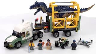 LEGO Jurassic World Allosaurus Transport Truck 76966 independent review! Good Chaos Theory set