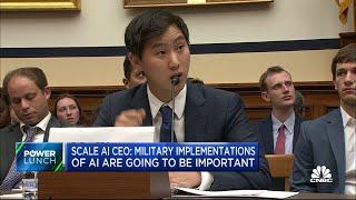 Scale AI CEO: Military implementations of A.I. are going to be important