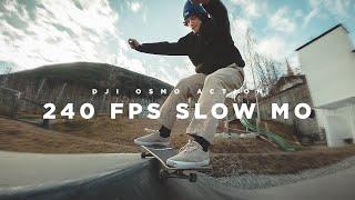 Dji Osmo Action Slow Motion - 240 FPS Skateboarding Test Footage