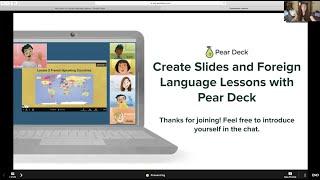 Foreign Language Lessons and Slides with Pear Deck