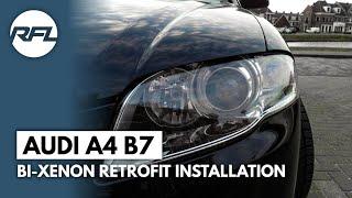 Audi A4 B7 | Bi-Xenon HID DIY Headlight Upgrade installation