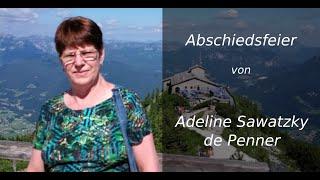 Abschiedsfeier von Adeline Sawatzky de Penner