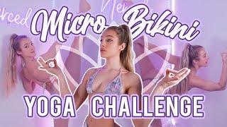 *SEXY* MICROBIKINI YOGA CHALLENGE (IN 4K!)  | MercedesTheDancer