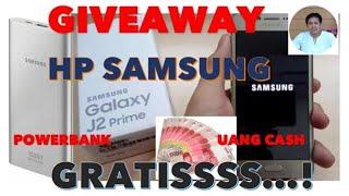 Giveaway HP terbaru hari ini HP Samsung gratis