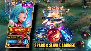 WITH CARMILLA'S CRIMSON FLOWER PLUS THESE TWO SLOWING ITEMS NO ONE CAN STOP HER IN BATTLE|MLBB