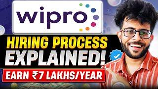 WIPRO  Hiring Process Explained (ON & OFF Campus | WIPRO NTH | WILP | SIM ) | Upto 7 LPA 