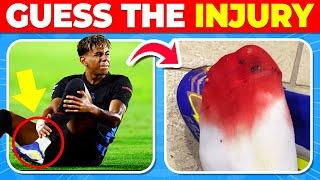 Whose Feet Is BLEEDING..? Guess Red Cards, Injuries of Player!  Football Quiz, Ronaldo, Messi, ..