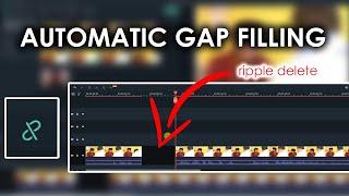 Automatic Gap filling problem | Filmora X Ripple Delete