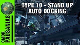 Elite Dangerous - VR - Type 10 Auto Docking But Viewed From A Standing Position - Space Station