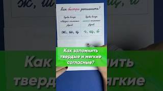 Как запомнить твердые и мягкие согласные звуки? Русский язык