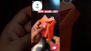 paper  crafts talking frog. #diy #youtubeshorts #art #shorts