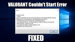How To Fix Couldn't Start Error in Valorant | Tutorial 4You | Latest 2024