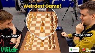 Weirdest game by two super GMs | Dubov vs Nepo | World Blitz 2023