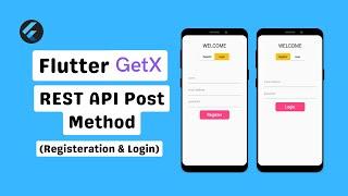 Flutter Getx Rest API Tutorial - Registration & Login | Post Method