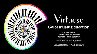 Virtuoso Color Music Education - Piano Lessons 86-87 - 04-06-2015 - via Skype Online