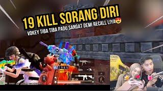 19 KILL !! VOKEY TUNJUK GAMEPLAY LAJU DEMI LIYA 