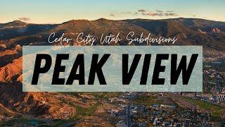 Cedar City Utah Subdivisions | PEAK VIEW