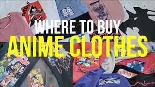 Where to buy Anime clothes