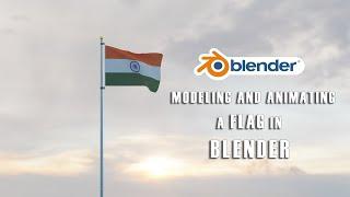 FLAG ANIMATION TUTORIAL | BLENDER