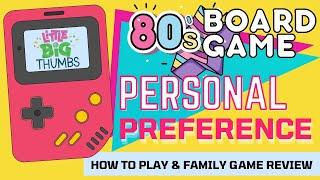 Resurrection of a Classic Party Game: Personal Preference!