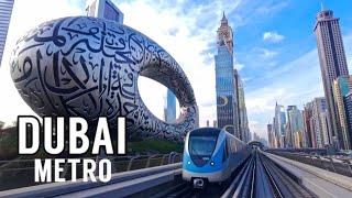Dubai Metro to Dubai Mall Station |4K| 2022 