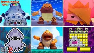 All Paper Mario: The Origami King Boss Battles Recreated in Super Mario Maker 2