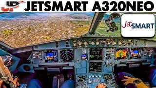 Jetsmart Airbus A320neo landing at Cusco Peru