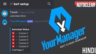 [Hindi] Auto remove ID Pass role and delete registration messages | Autoclean | YourManager