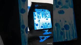 acrylic pour with swipe technique #trendingshorts #youtubeshorts #swipetechnique #acrylicpouring