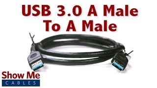 High Speed USB 3.0 A Male to A Male Cable # 23-201-003