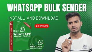 WA Sender 3.3.0 Latest Download and install  | WhatsApp Bulk Marketing Software