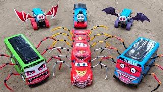 Upgrade RC Tayo Bus Oleng Laba-laba, RC Lightning McQueen Eater, Kereta Api Thomas and Friends