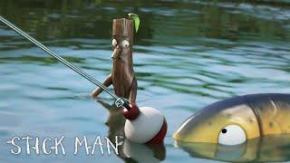 Stick Man Fools The Fisherman! @GruffaloWorld: Compilation