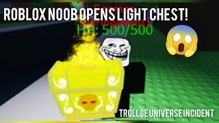 Roblox Noob opens rare chest! (Roblox Trollge universe incident)