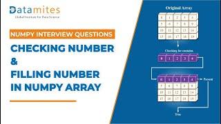 Checking and filling number in Numpy Array | Numpy Tutorial