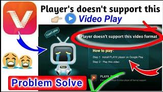 Vidmate video not played by Mx player|| issue solved