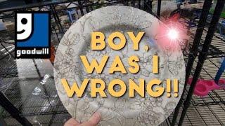 Boy, Was I Wrong!! - Ship Along With Me - Goodwill Thrift Store