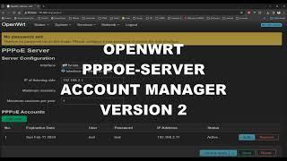 OPENWRT PPPOE-SERVER ACCOUNT MANAGER VERSION 2