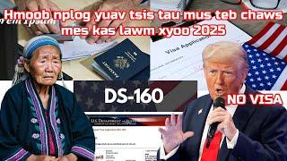 Donald Trump tsis pub hmoob nplog mus teb chaws mes kas ntxiv lawm xyoo 2025 tom ntej no 14.12.2024