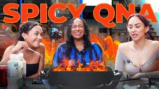 SPICY NOODLES CHALENGE X 21 QUESTIONS ft. Deja Clark & Kat Clark