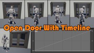 How To Open A (Double) Door Using Timelines | Re Usable Door Animations - Unreal Engine 4 Tutorial