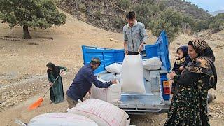 Jamshid returned to the mountain and bought barley for his father's sheep