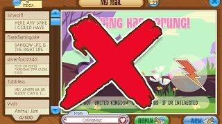 THE DELETED ANIMAL JAM MAILTIME