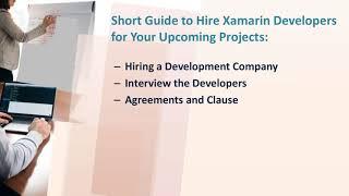 A Short Guide to Hire the Best Xamarin Developers