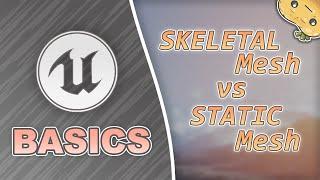 Static Mesh vs Skeletal Mesh in Unreal Engine!