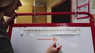 How to use a number line! A First Grade Lesson