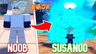 Going From NOOB To 0.5% SUSANOO Kakashi Hatake (Intangible) in Ninja Time.. - Roblox