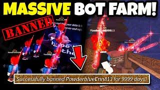 The MASSIVE BOT FARMS In FISCH Roblox!