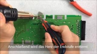 BMW 7er E65 Logic7 Bass Verstärker reparatur